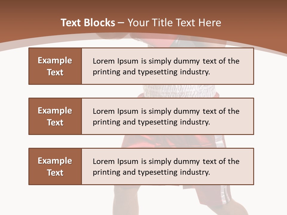 Boxing Trunks S Fit PowerPoint Template