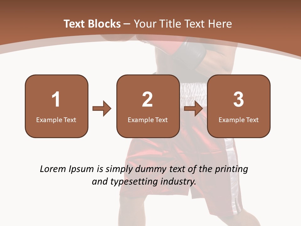 Boxing Trunks S Fit PowerPoint Template