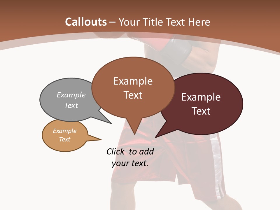 Boxing Trunks S Fit PowerPoint Template