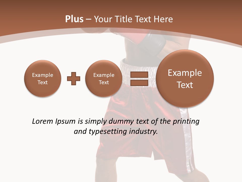 Boxing Trunks S Fit PowerPoint Template