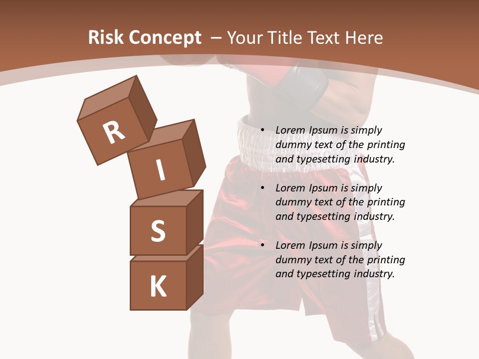 Boxing Trunks S Fit PowerPoint Template