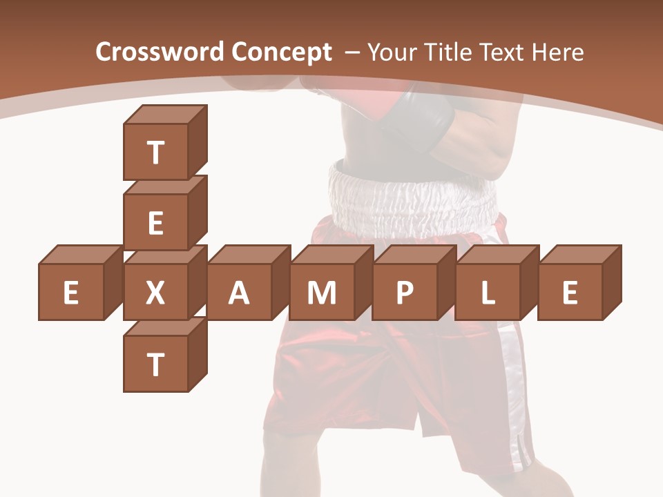 Boxing Trunks S Fit PowerPoint Template