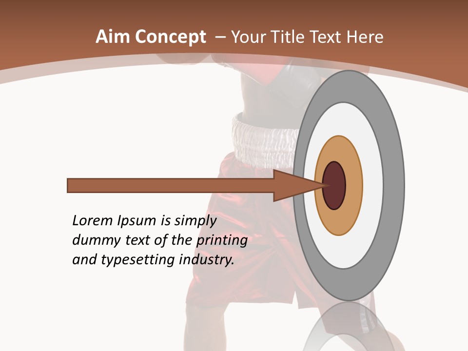 Boxing Trunks S Fit PowerPoint Template