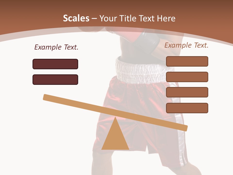 Boxing Trunks S Fit PowerPoint Template