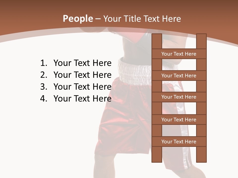 Boxing Trunks S Fit PowerPoint Template