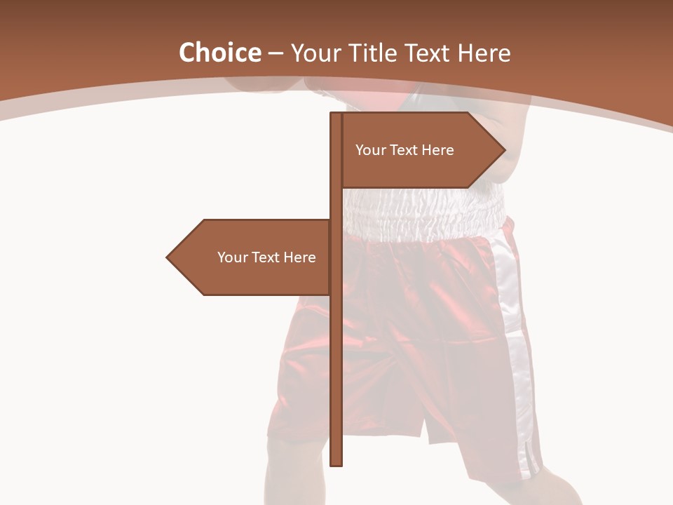 Boxing Trunks S Fit PowerPoint Template