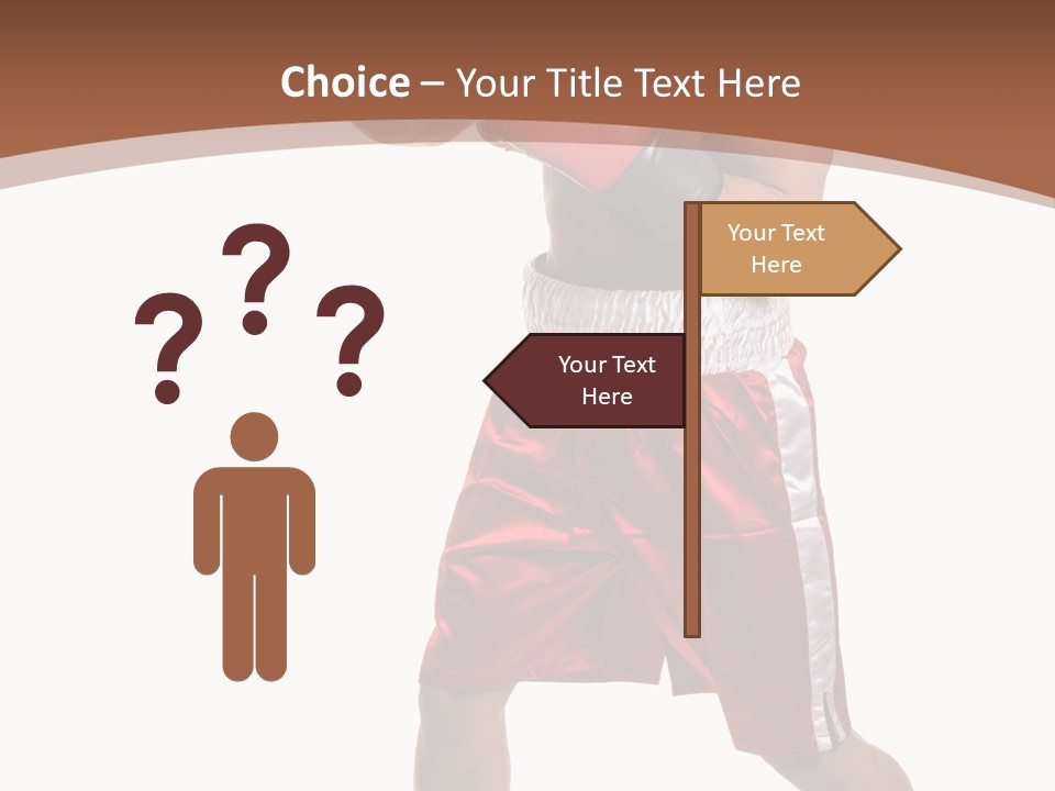 Boxing Trunks S Fit PowerPoint Template