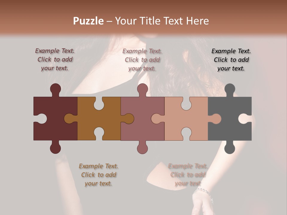 Look Black Young PowerPoint Template