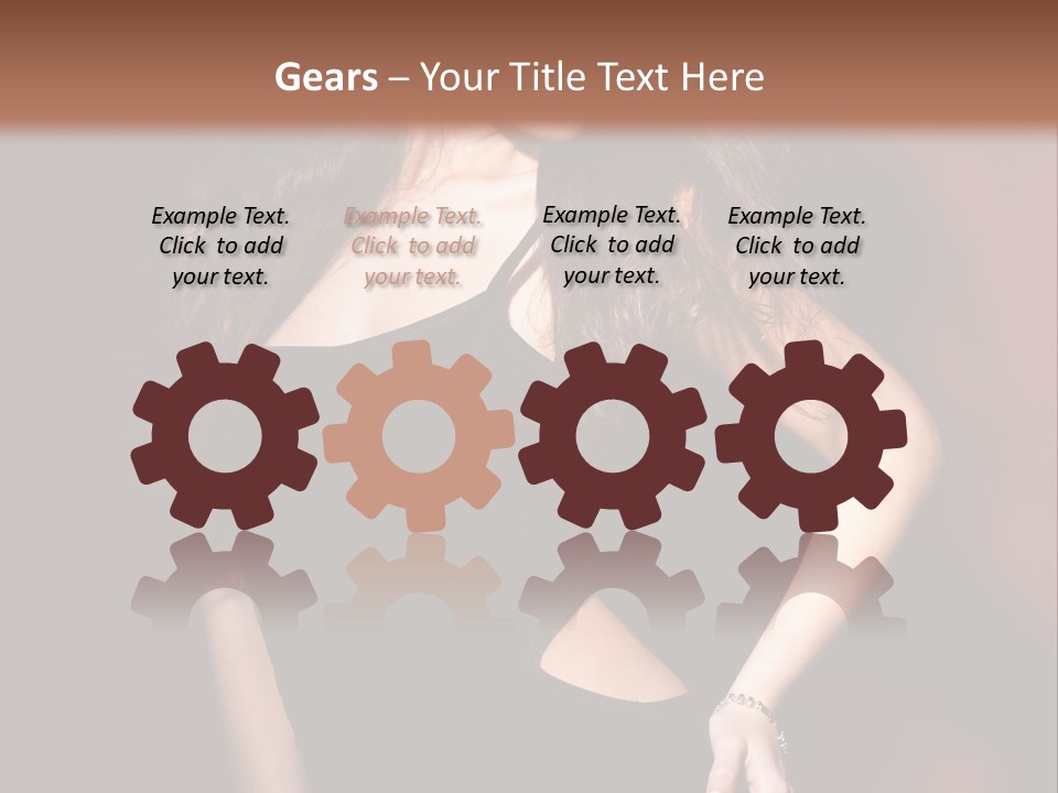 Look Black Young PowerPoint Template