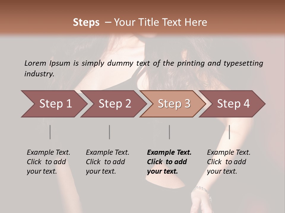 Look Black Young PowerPoint Template