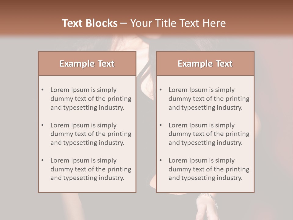 Look Black Young PowerPoint Template