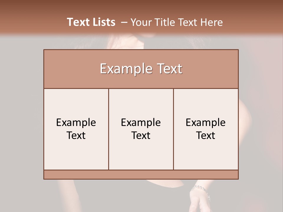 Look Black Young PowerPoint Template