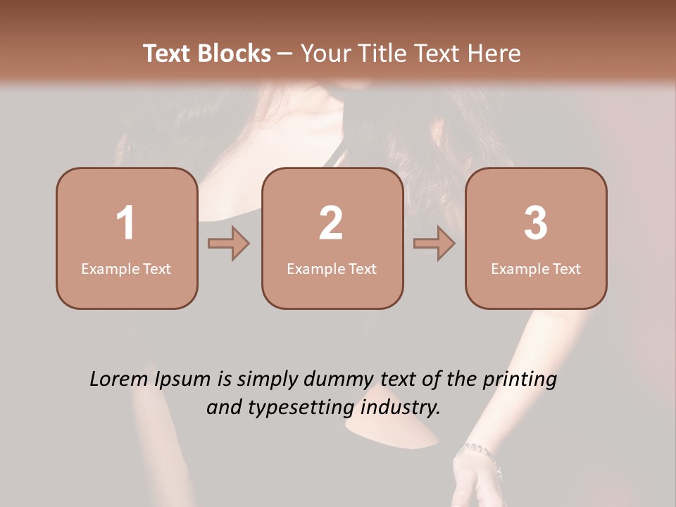 Look Black Young PowerPoint Template