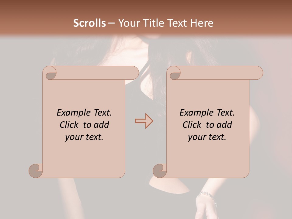 Look Black Young PowerPoint Template