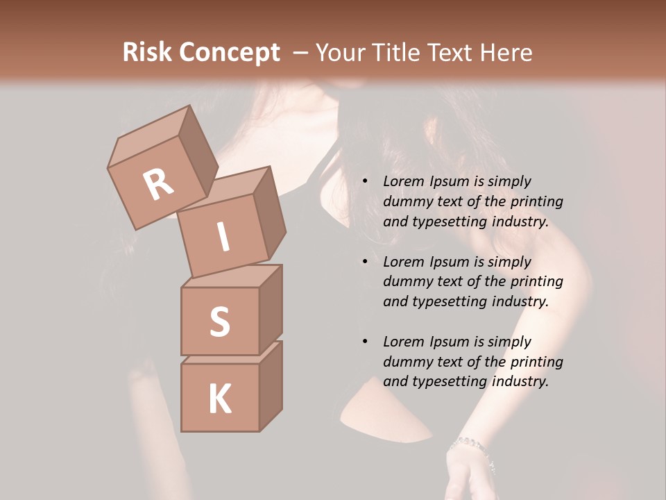 Look Black Young PowerPoint Template