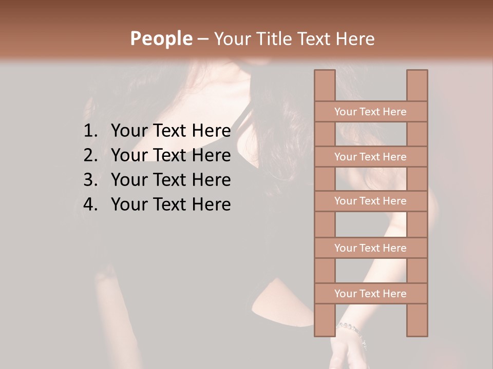 Look Black Young PowerPoint Template