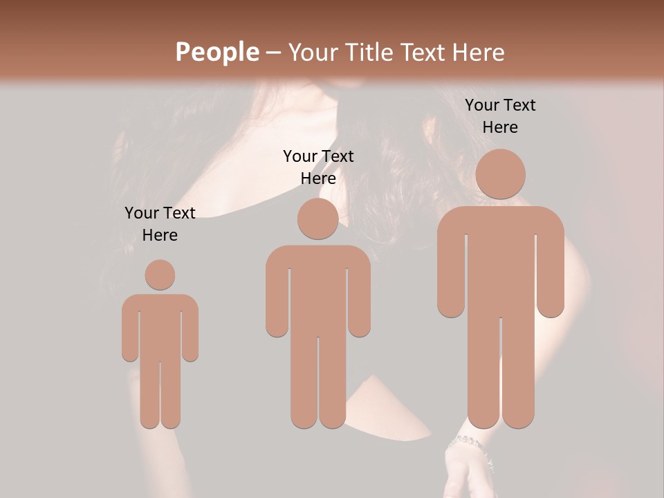 Look Black Young PowerPoint Template