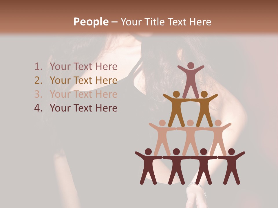 Look Black Young PowerPoint Template