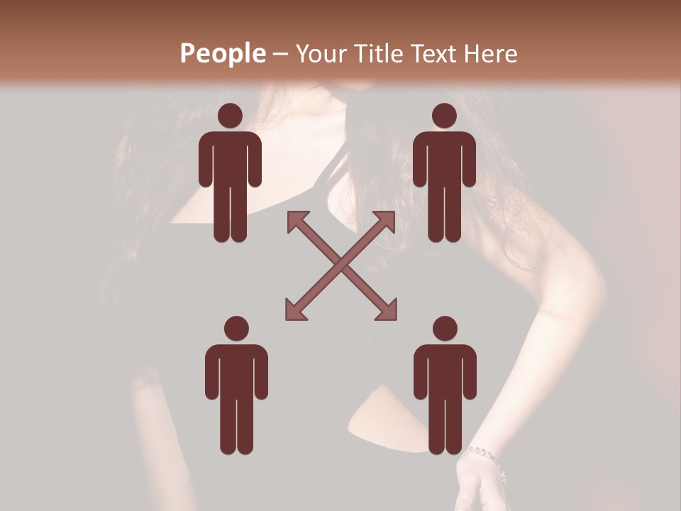 Look Black Young PowerPoint Template