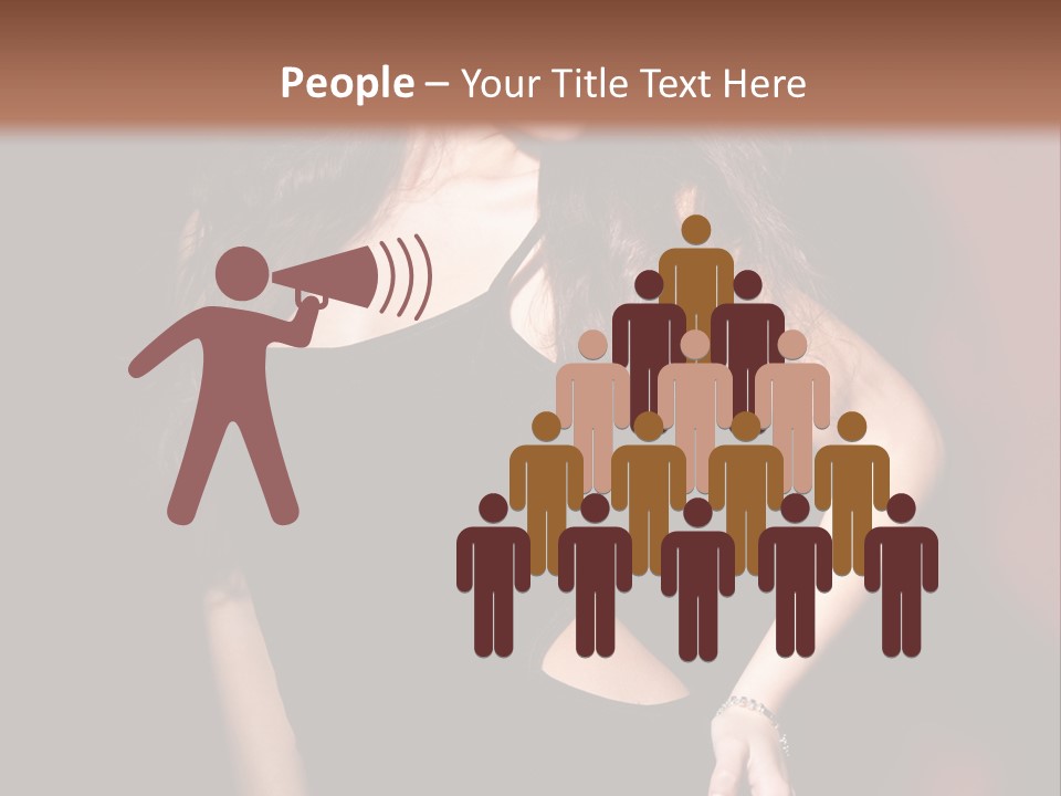 Look Black Young PowerPoint Template