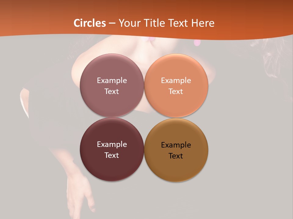 Woman Model Young PowerPoint Template