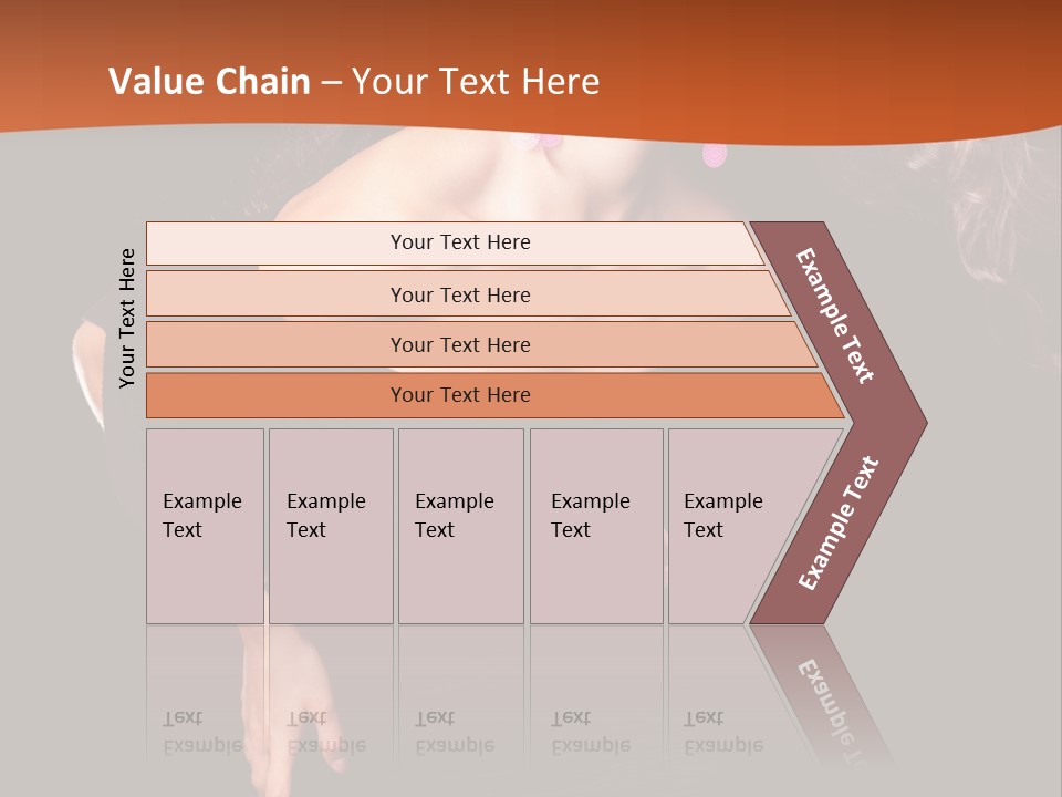 Woman Model Young PowerPoint Template