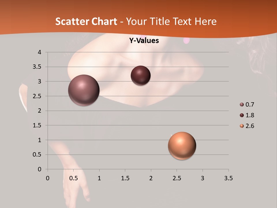 Woman Model Young PowerPoint Template