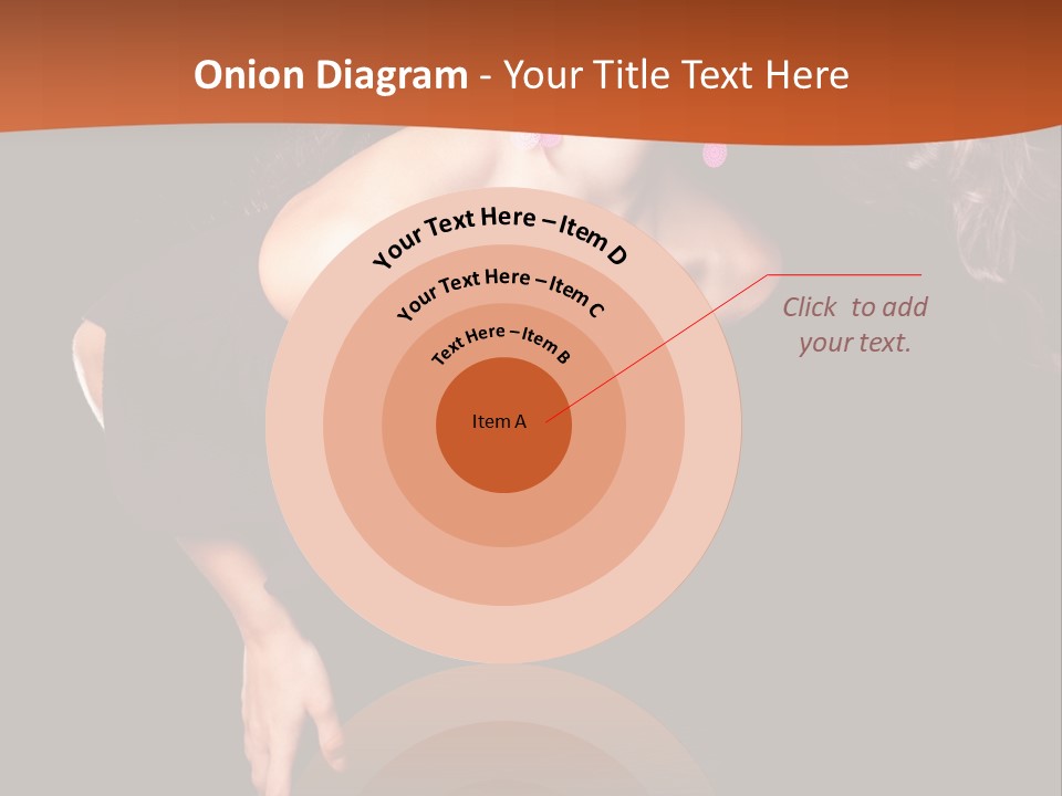 Woman Model Young PowerPoint Template