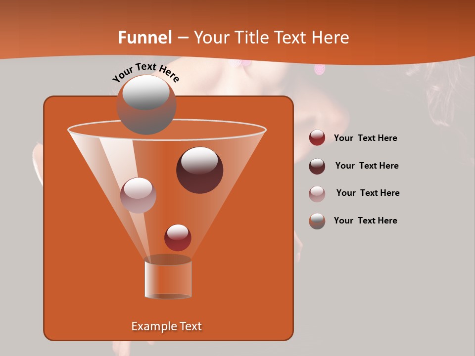 Woman Model Young PowerPoint Template