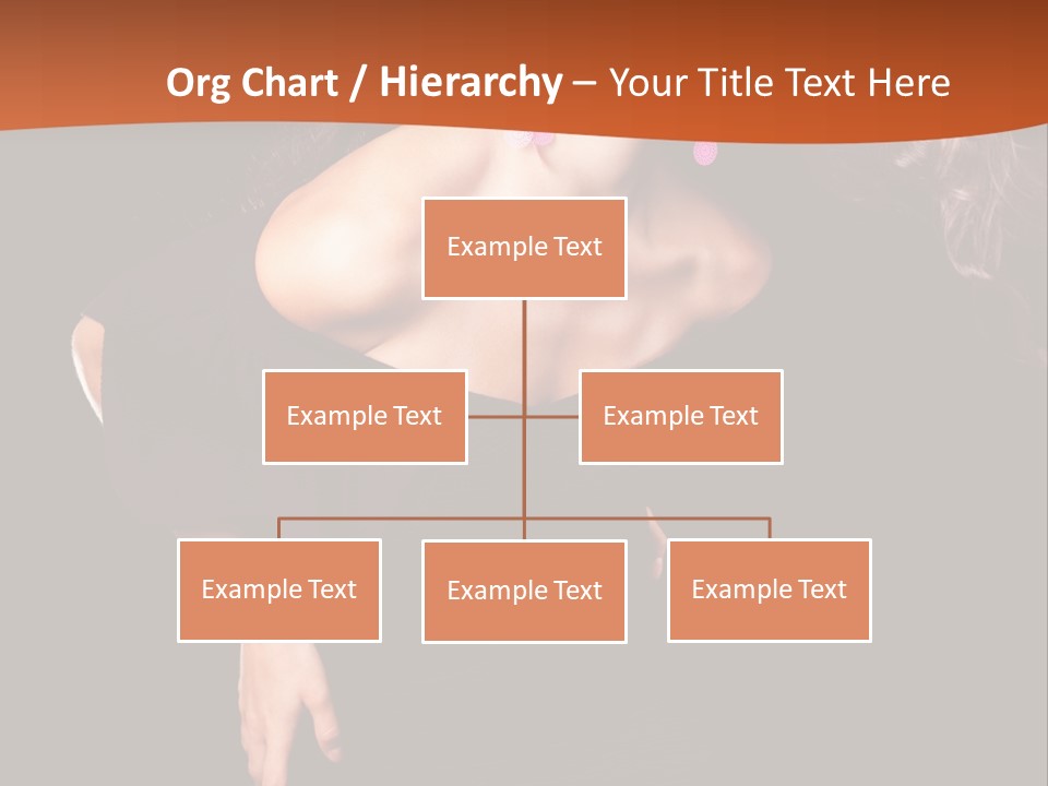 Woman Model Young PowerPoint Template