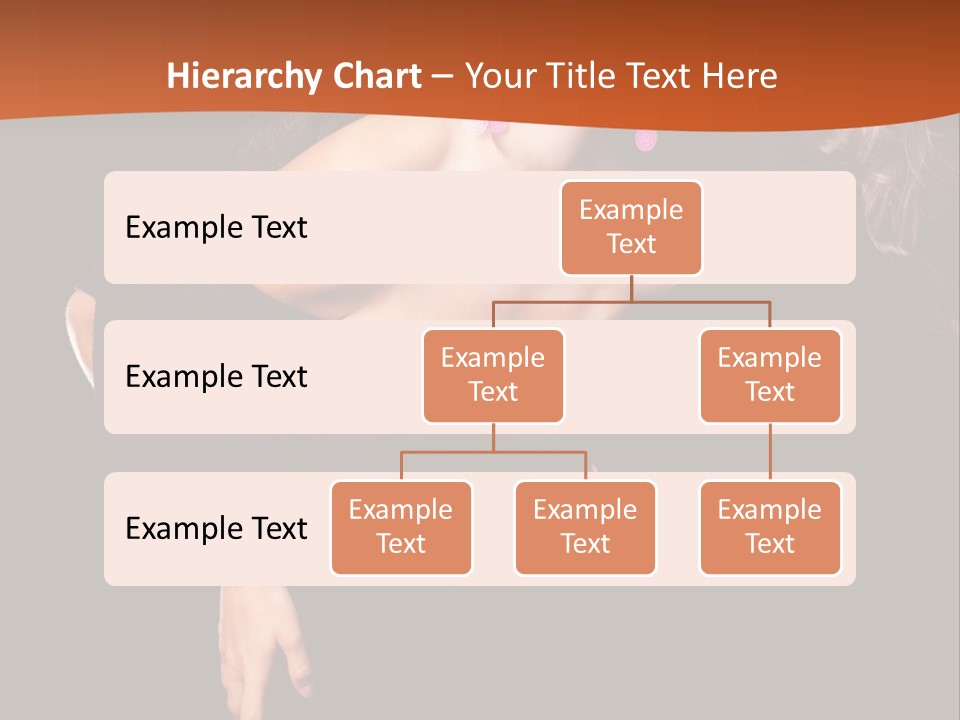 Woman Model Young PowerPoint Template