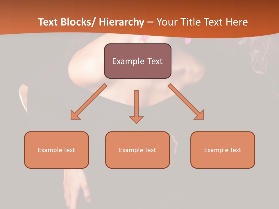 Woman Model Young PowerPoint Template