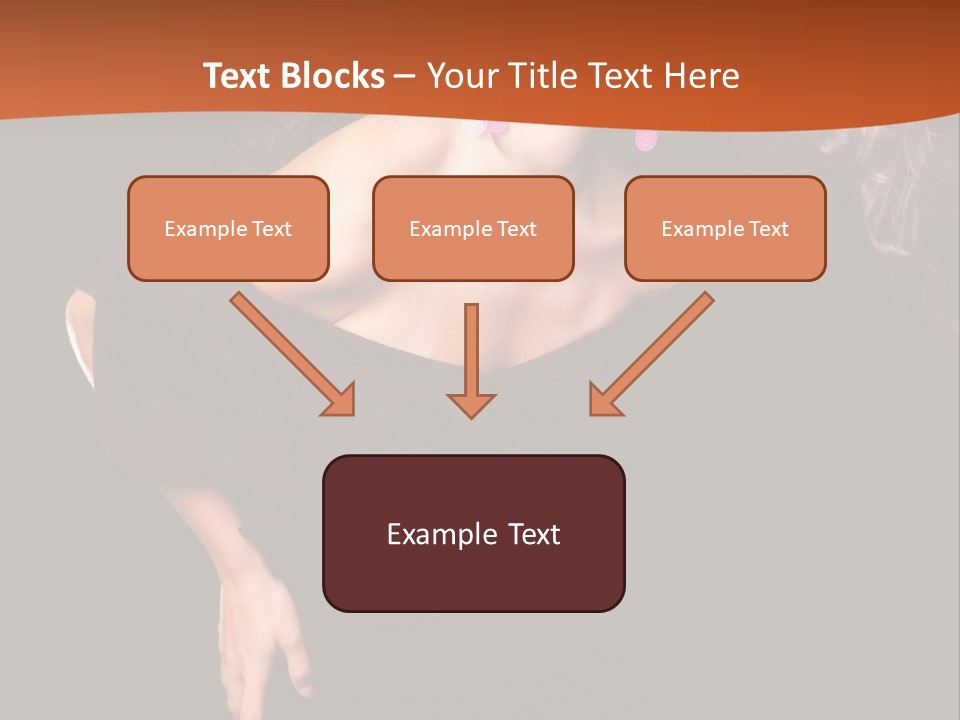 Woman Model Young PowerPoint Template