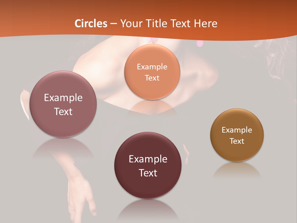 Woman Model Young PowerPoint Template