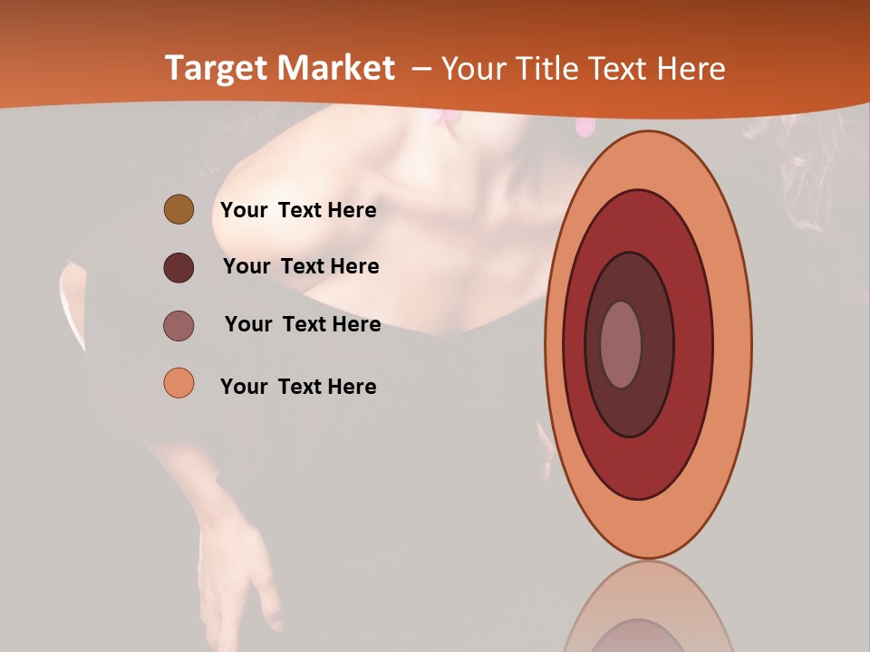 Woman Model Young PowerPoint Template