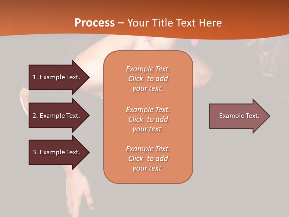 Woman Model Young PowerPoint Template