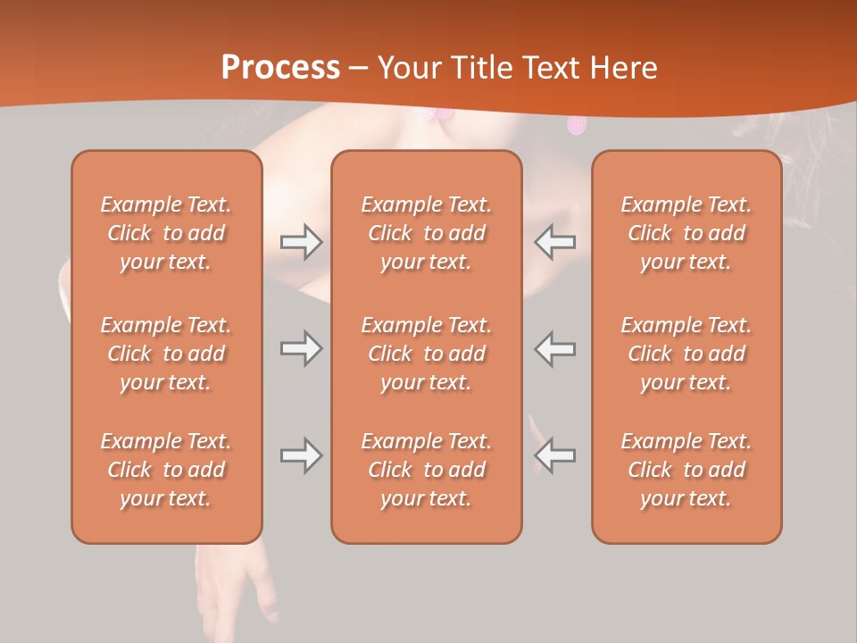 Woman Model Young PowerPoint Template