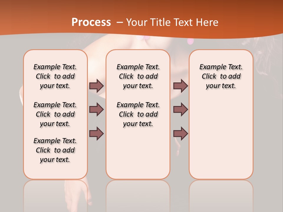 Woman Model Young PowerPoint Template