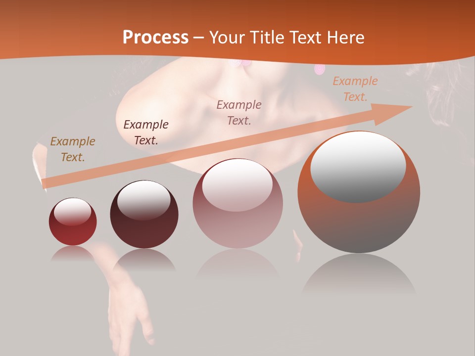 Woman Model Young PowerPoint Template