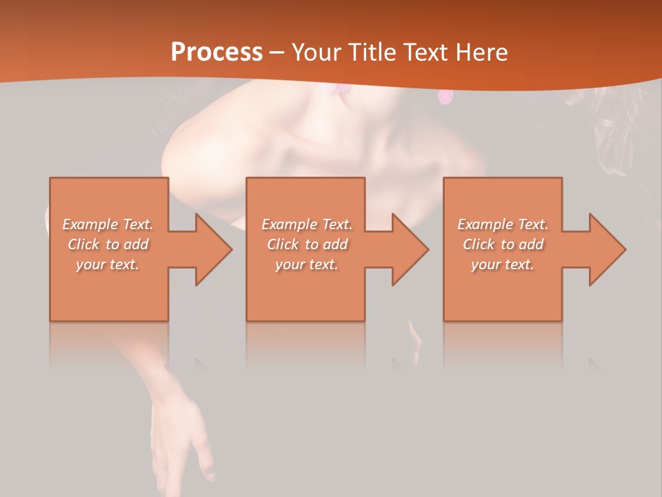 Woman Model Young PowerPoint Template