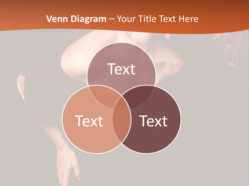 Woman Model Young PowerPoint Template