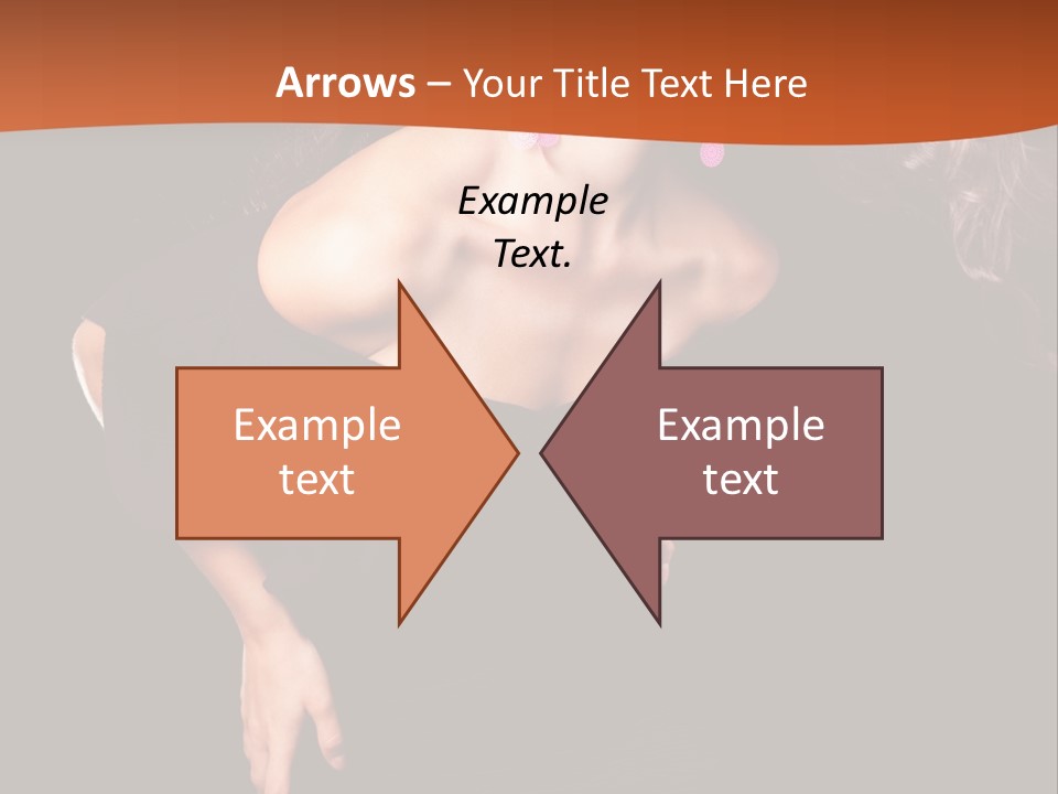 Woman Model Young PowerPoint Template