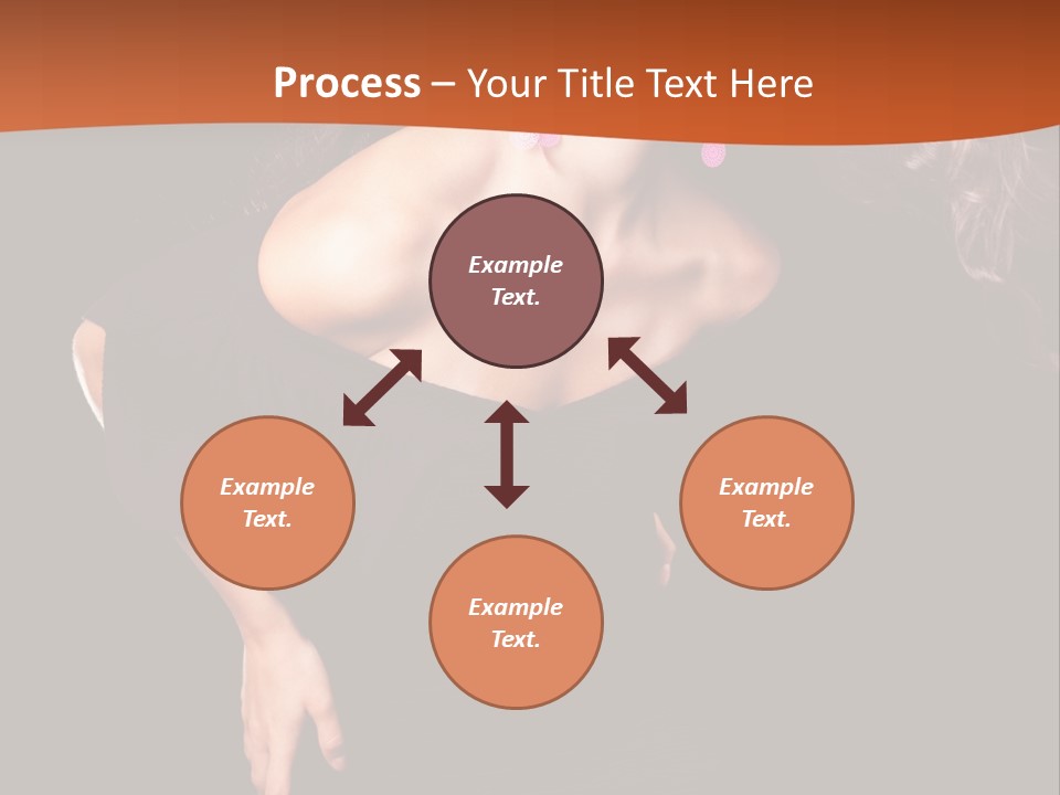 Woman Model Young PowerPoint Template