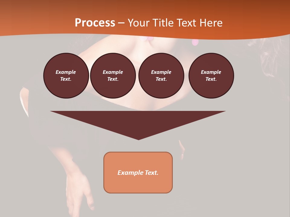Woman Model Young PowerPoint Template
