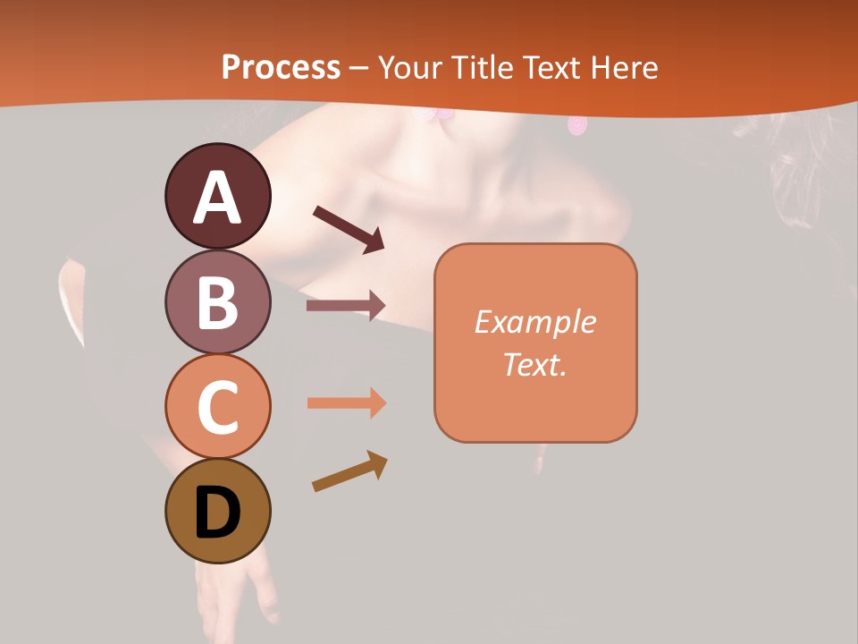 Woman Model Young PowerPoint Template