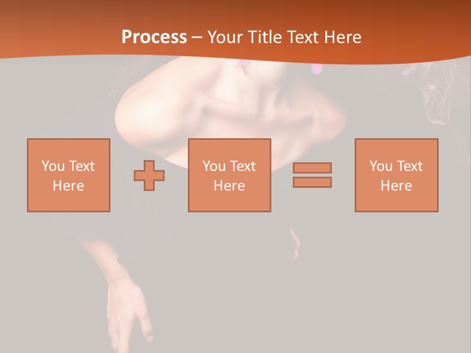 Woman Model Young PowerPoint Template