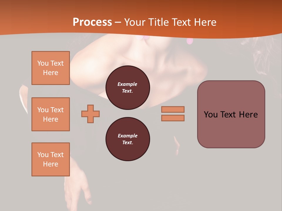 Woman Model Young PowerPoint Template