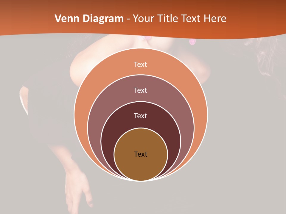 Woman Model Young PowerPoint Template