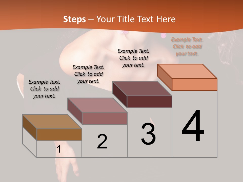 Woman Model Young PowerPoint Template