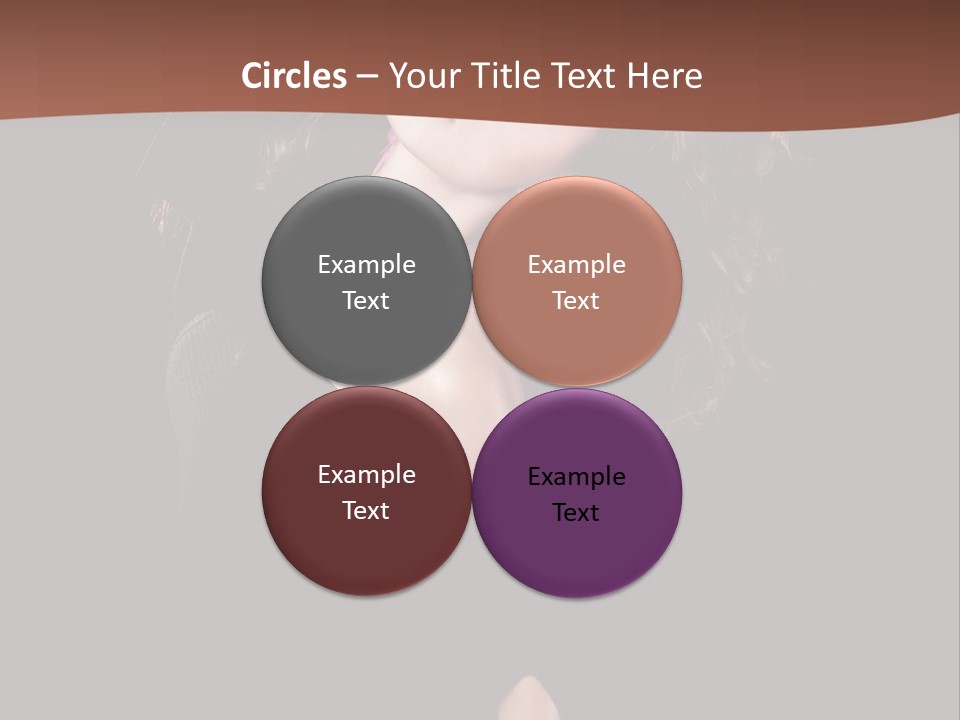 Long Hair Fresh Music PowerPoint Template